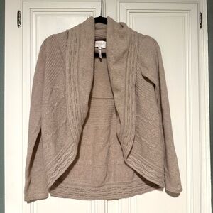 Laundry by Shelli Segal 100% Cashmere Open Knit Cardigan